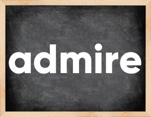 3 forms of the verb admire