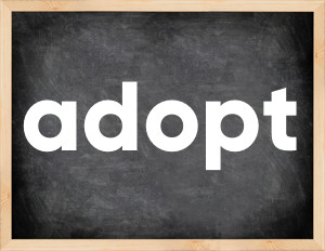 3 forms of the verb adopt