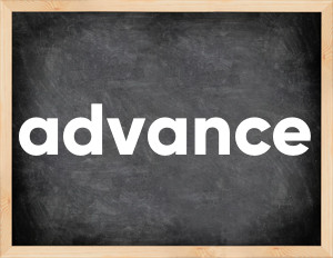 3 forms of the verb advance