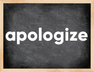 3 forms of the verb apologize