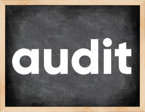 3 forms of the verb audit