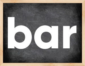 3 forms of the verb bar