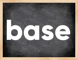 3 forms of the verb base