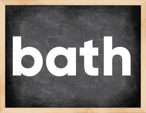 3 forms of the verb bath