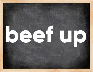 3 forms of the verb beef up