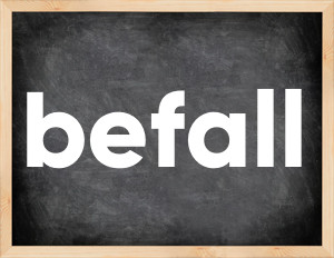 3 forms of the verb befall