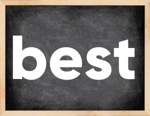 3 forms of the verb best