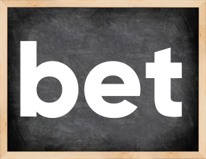 3 forms of the verb bet
