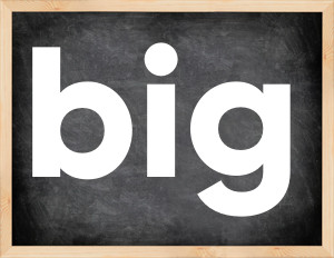 3 forms of the verb big