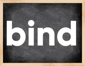 3 forms of the verb bind