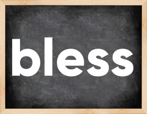 3 forms of the verb bless