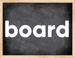 3 forms of the verb board