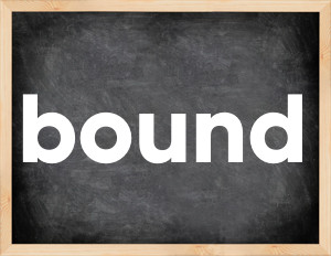 3 forms of the verb bound