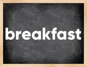 3 forms of the verb breakfast