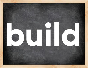 3 forms of the verb build