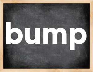 3 forms of the verb bump