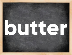 3 forms of the verb butter