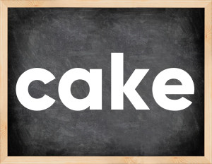3 forms of the verb cake