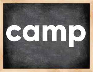 3 forms of the verb camp