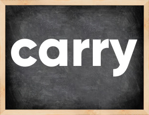 3 forms of the verb carry