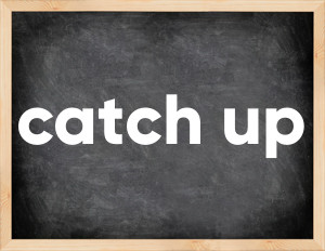 3 forms of the verb catch up in English