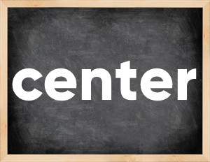 3 forms of the verb center