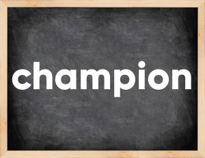 3 forms of the verb champion