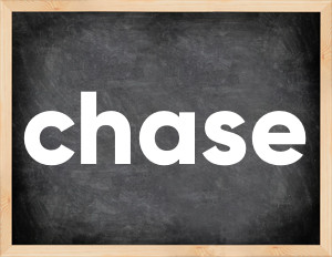 3 forms of the verb chase