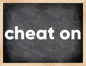 3 forms of the verb cheat on