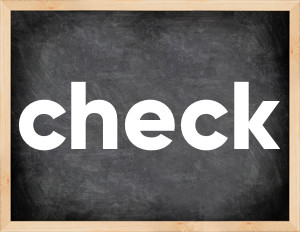 3 forms of the verb check