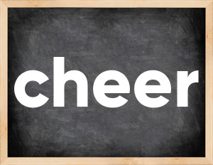 3 forms of the verb cheer