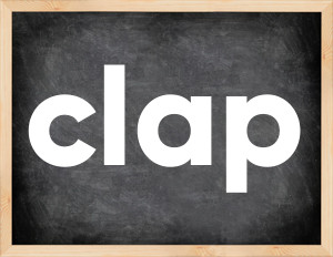 3 forms of the verb clap