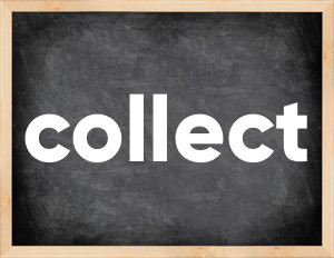 3 forms of the verb collect