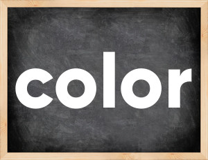 3 forms of the verb color