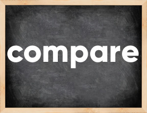 3 forms of the verb compare