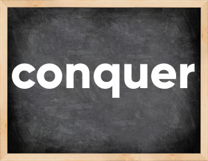 3 forms of the verb conquer