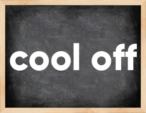3 forms of the verb cool off
