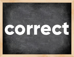 3 forms of the verb correct