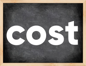 3 forms of the verb cost