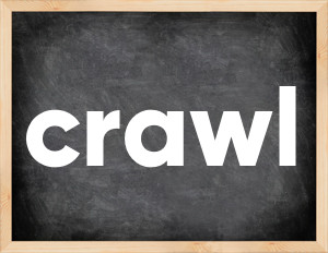 3 forms of the verb crawl