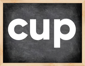 3 forms of the verb cup