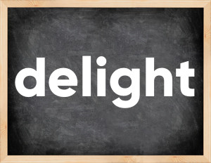 3 forms of the verb delight