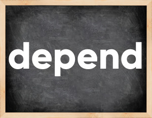 3 forms of the verb depend