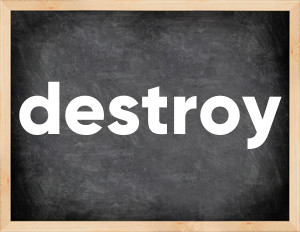 3 forms of the verb destroy