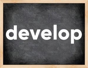 3 forms of the verb develop