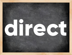 3 forms of the verb direct