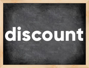 3 forms of the verb discount