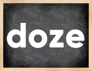 3 forms of the verb doze