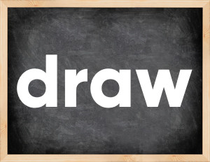 3 forms of the verb draw