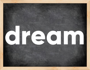 3 forms of the verb dream